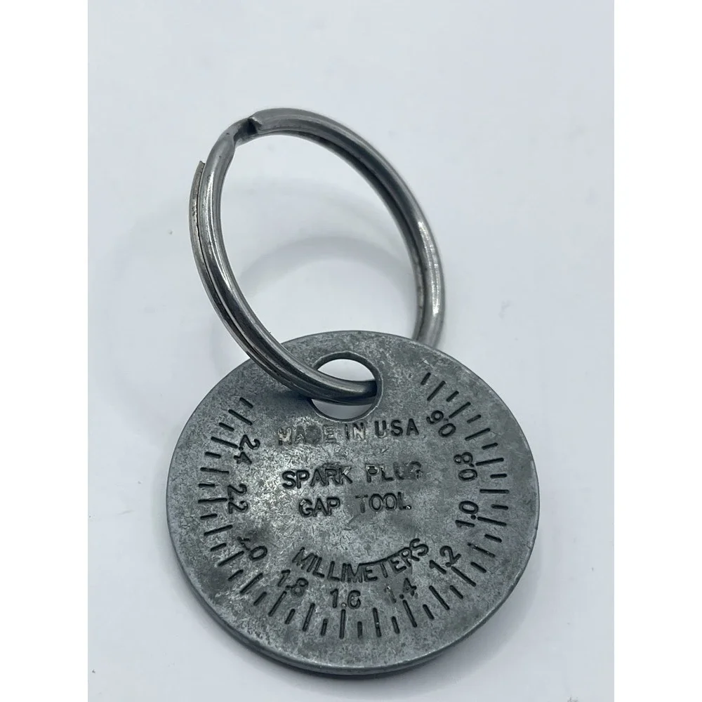 Vintage Craftsman Spark Plug Gap Gauge Tool Keychain‎